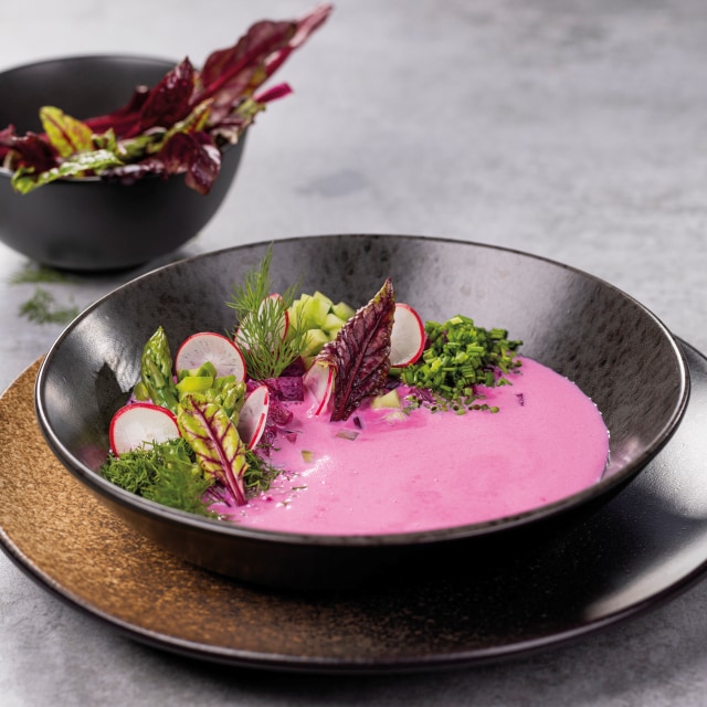 Chłodnik / ogórek / rzodkiewka / szparagi